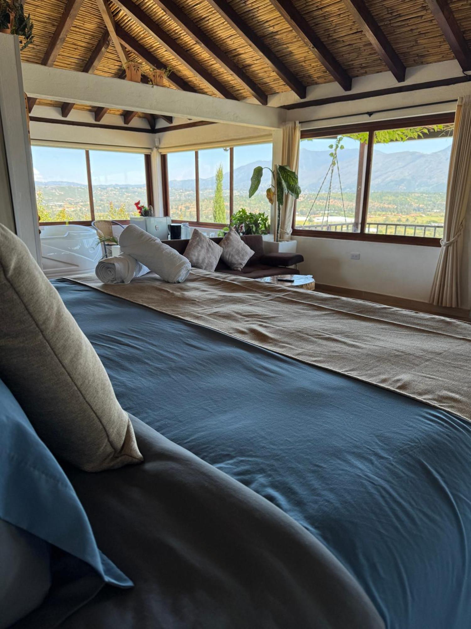 Glamping Con Jacuzzi Mirador Jarana Villa De Leyva Luaran gambar